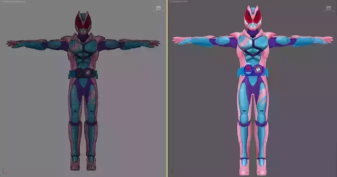 Kamen Rider Revi 3d model