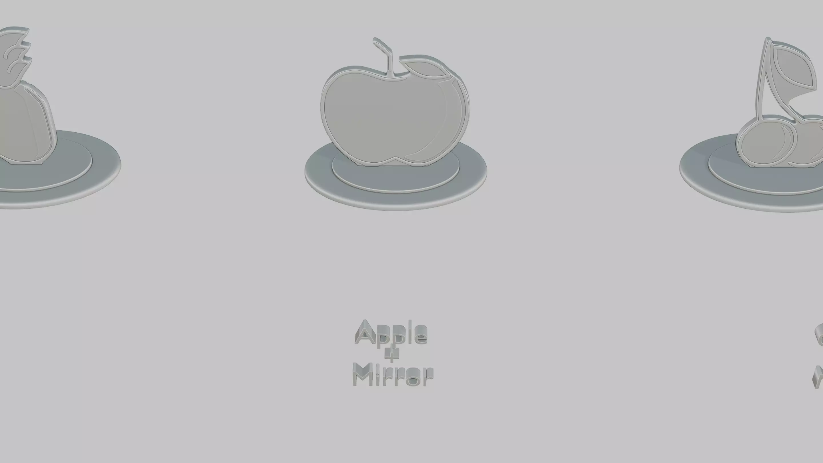 Fruits Mini Pack Emoji Statues 3D print model_4