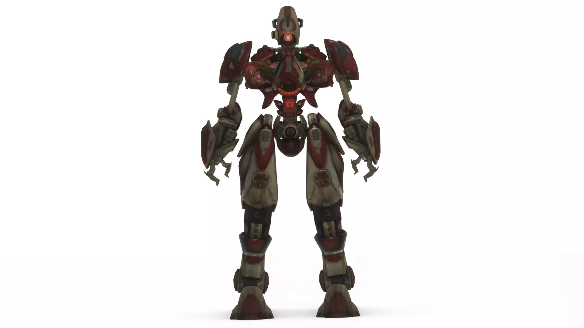 Robotic Soldier Delta  Tactical Recon Droid 3D Model Low-poly 3D model_5