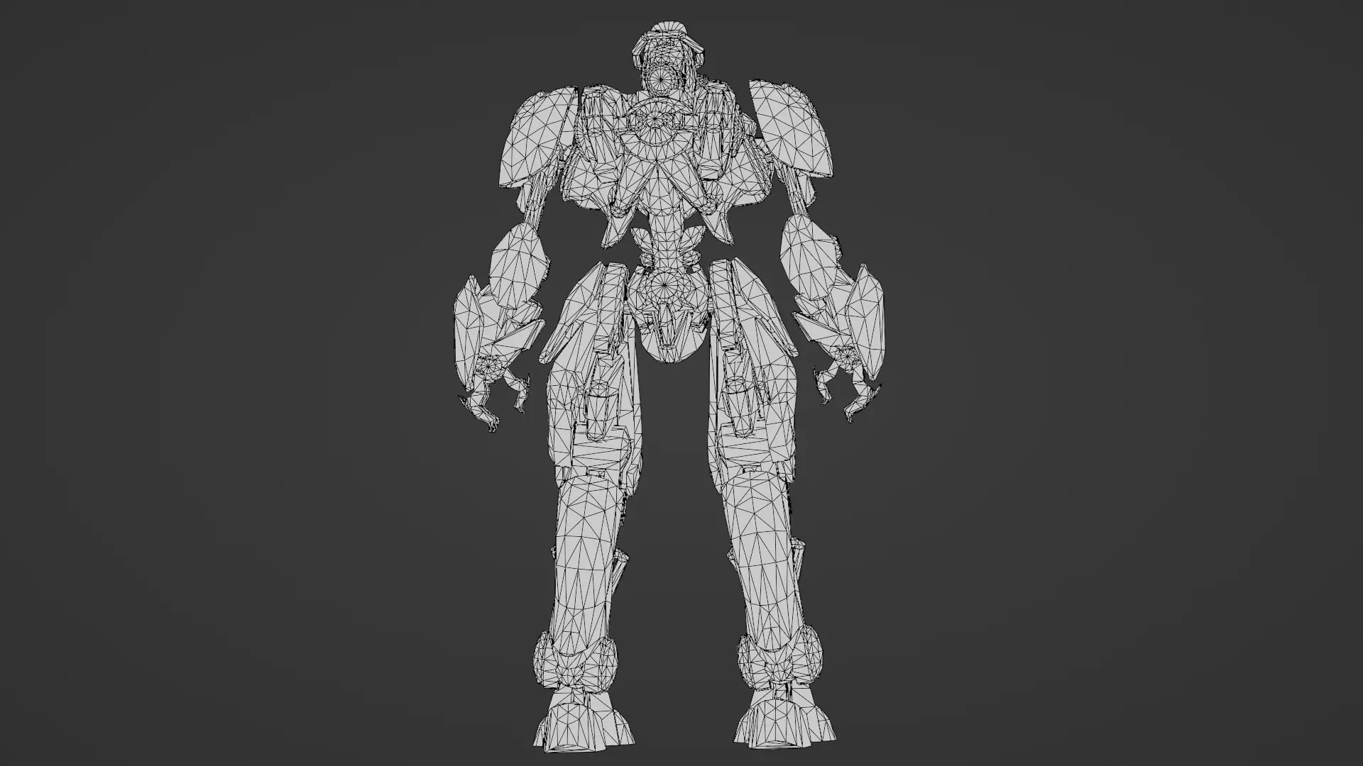 Robotic Soldier Delta  Tactical Recon Droid 3D Model Low-poly 3D model_31