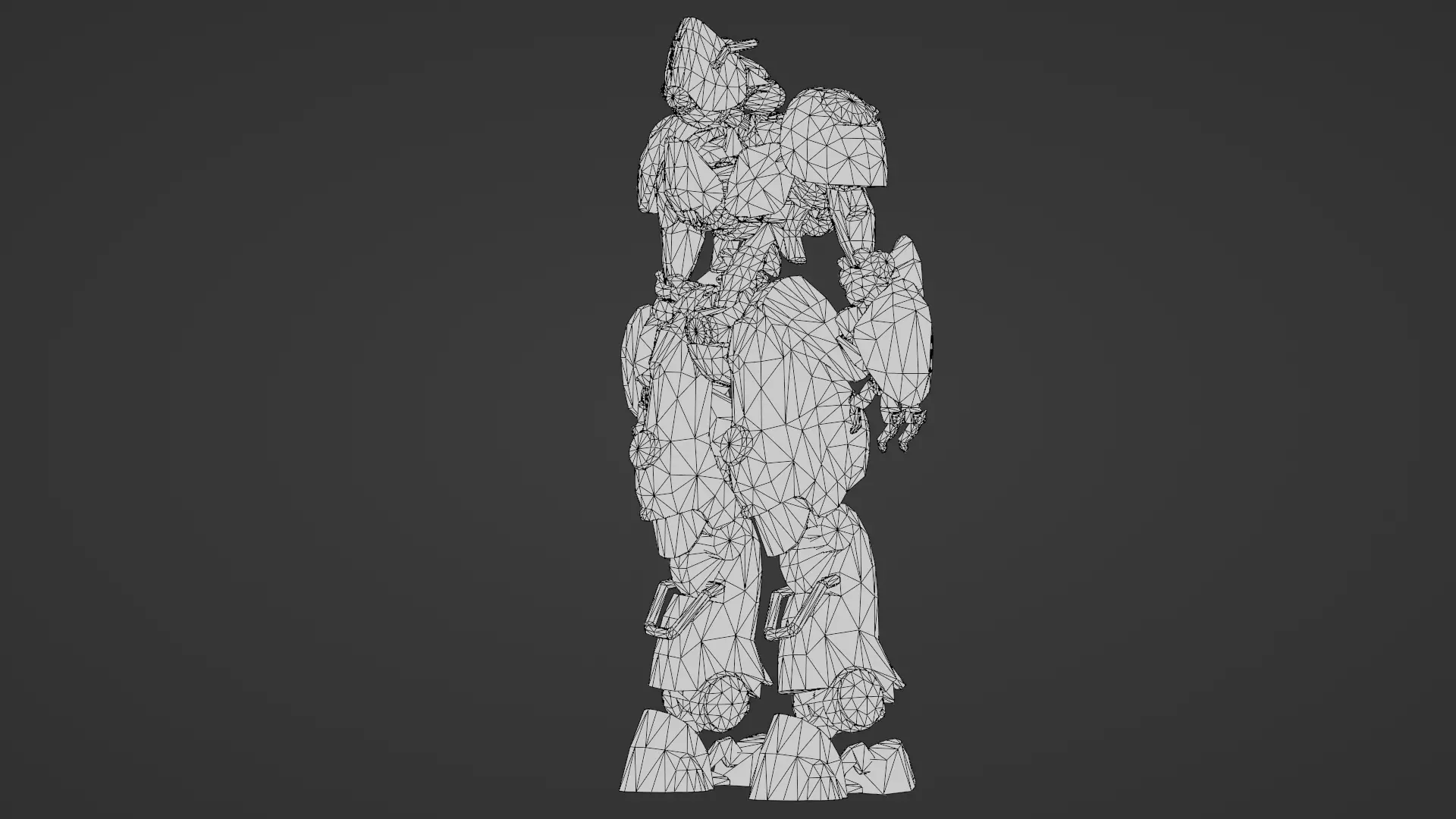 Robotic Soldier Delta  Tactical Recon Droid 3D Model Low-poly 3D model_29