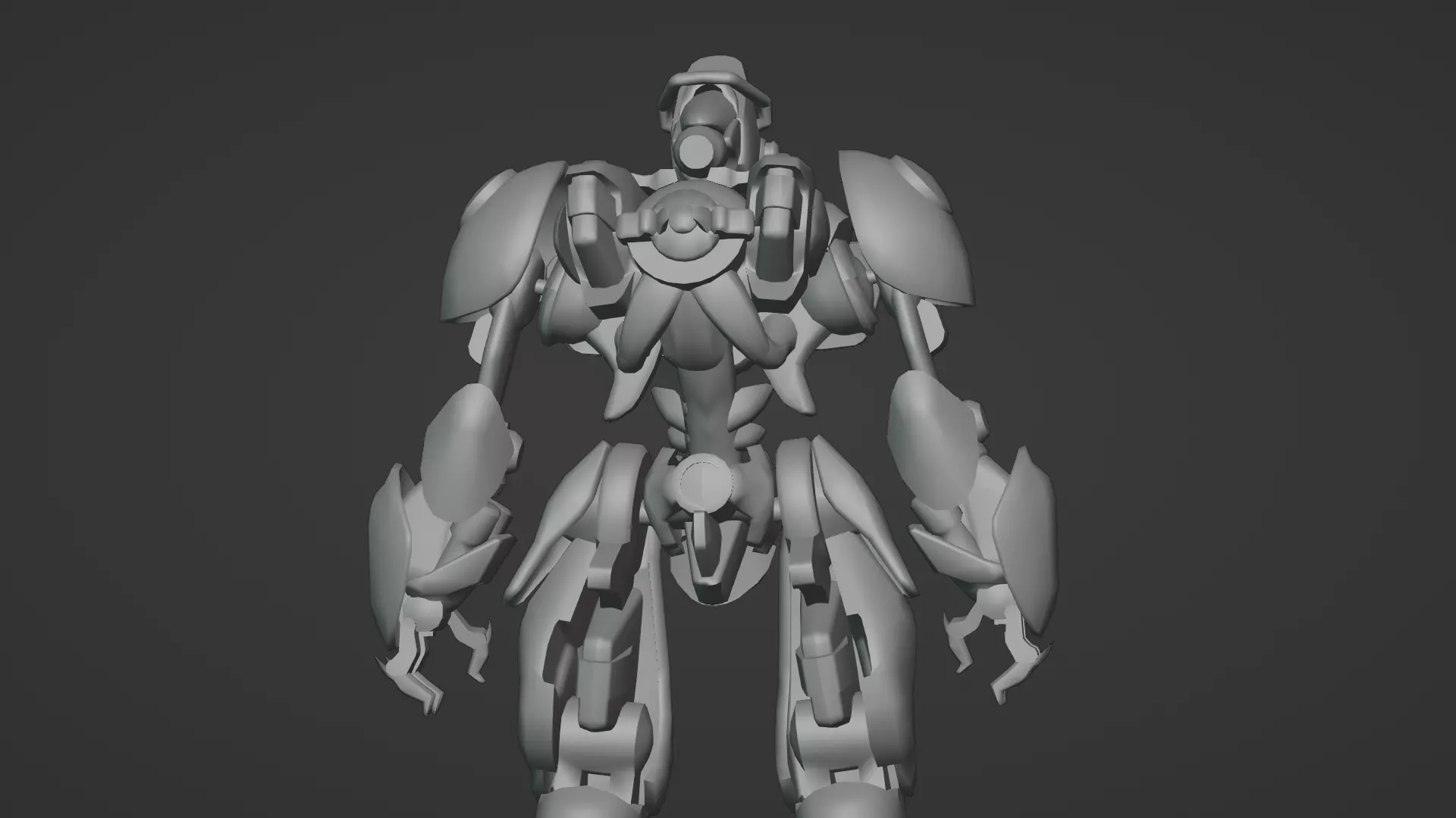 Robotic Soldier Delta  Tactical Recon Droid 3D Model Low-poly 3D model_14