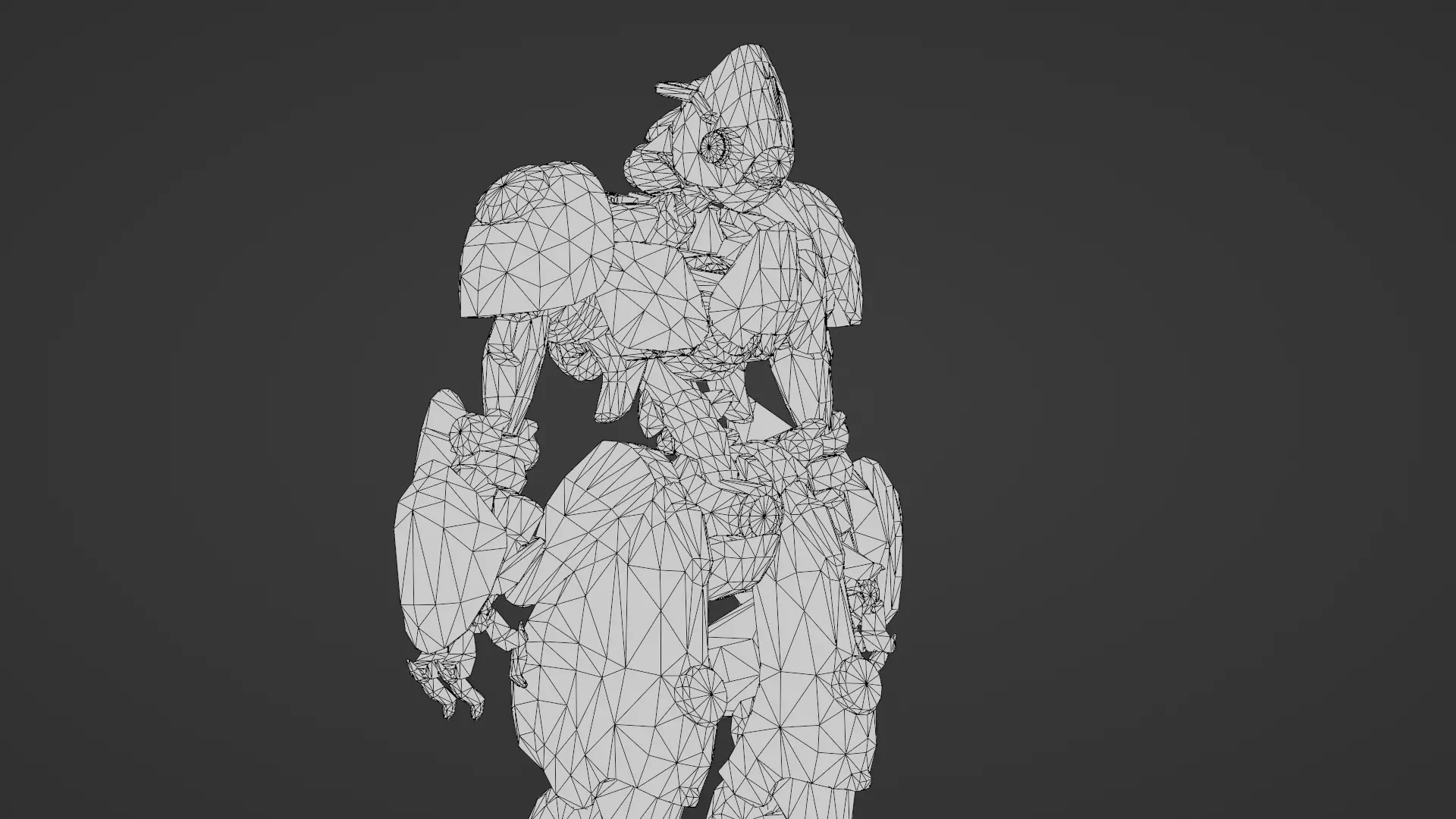 Robotic Soldier Delta  Tactical Recon Droid 3D Model Low-poly 3D model_24