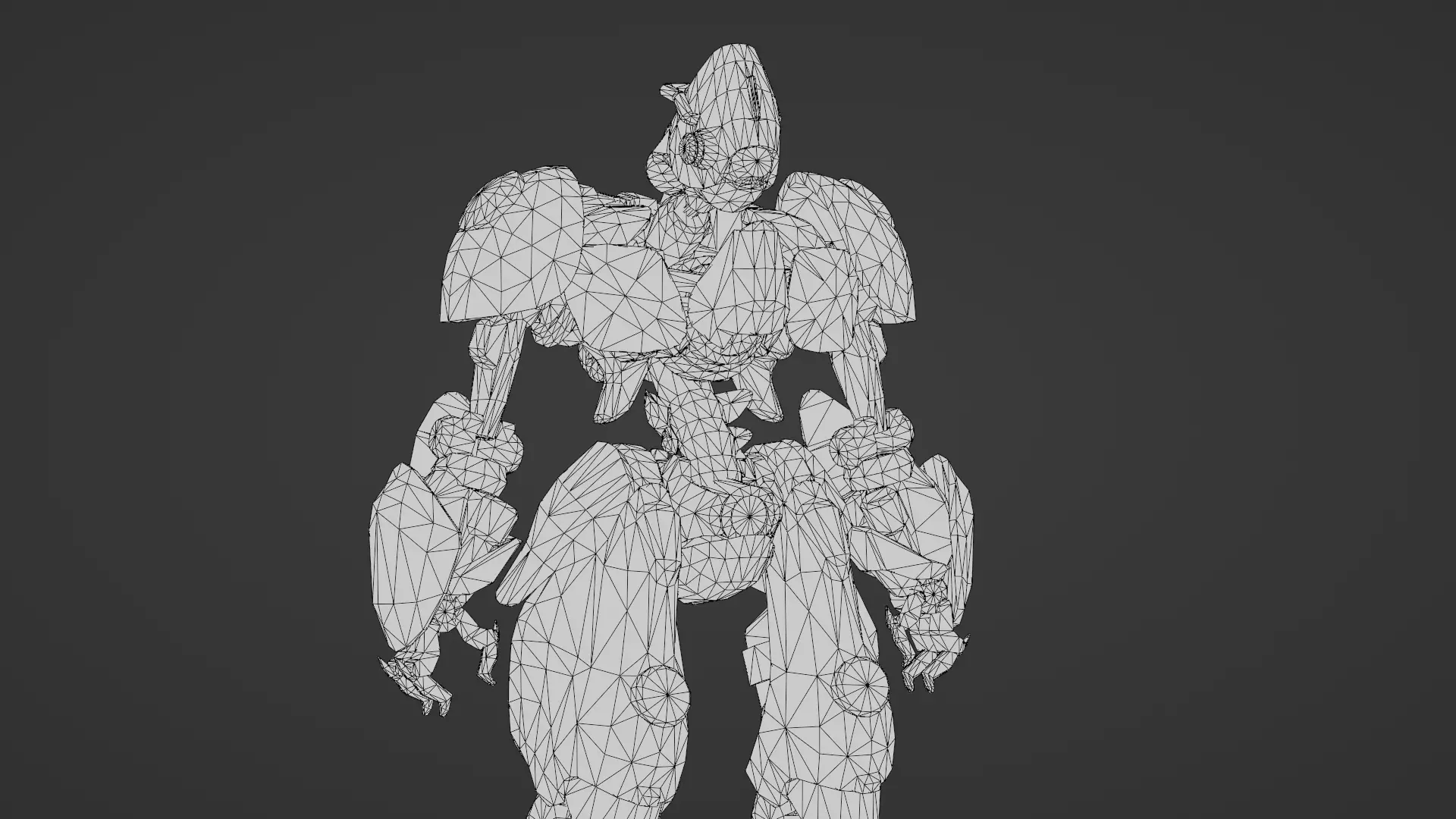 Robotic Soldier Delta  Tactical Recon Droid 3D Model Low-poly 3D model_34