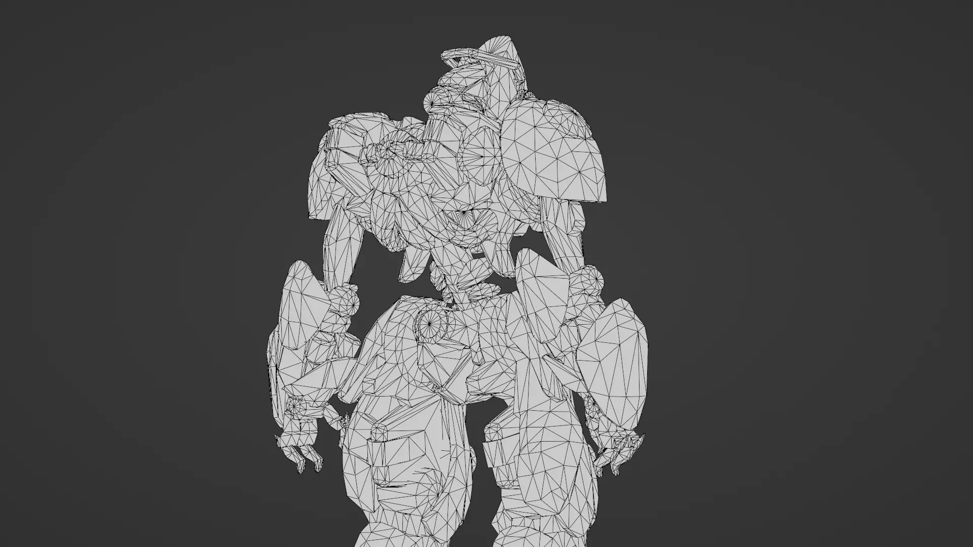 Robotic Soldier Delta  Tactical Recon Droid 3D Model Low-poly 3D model_27