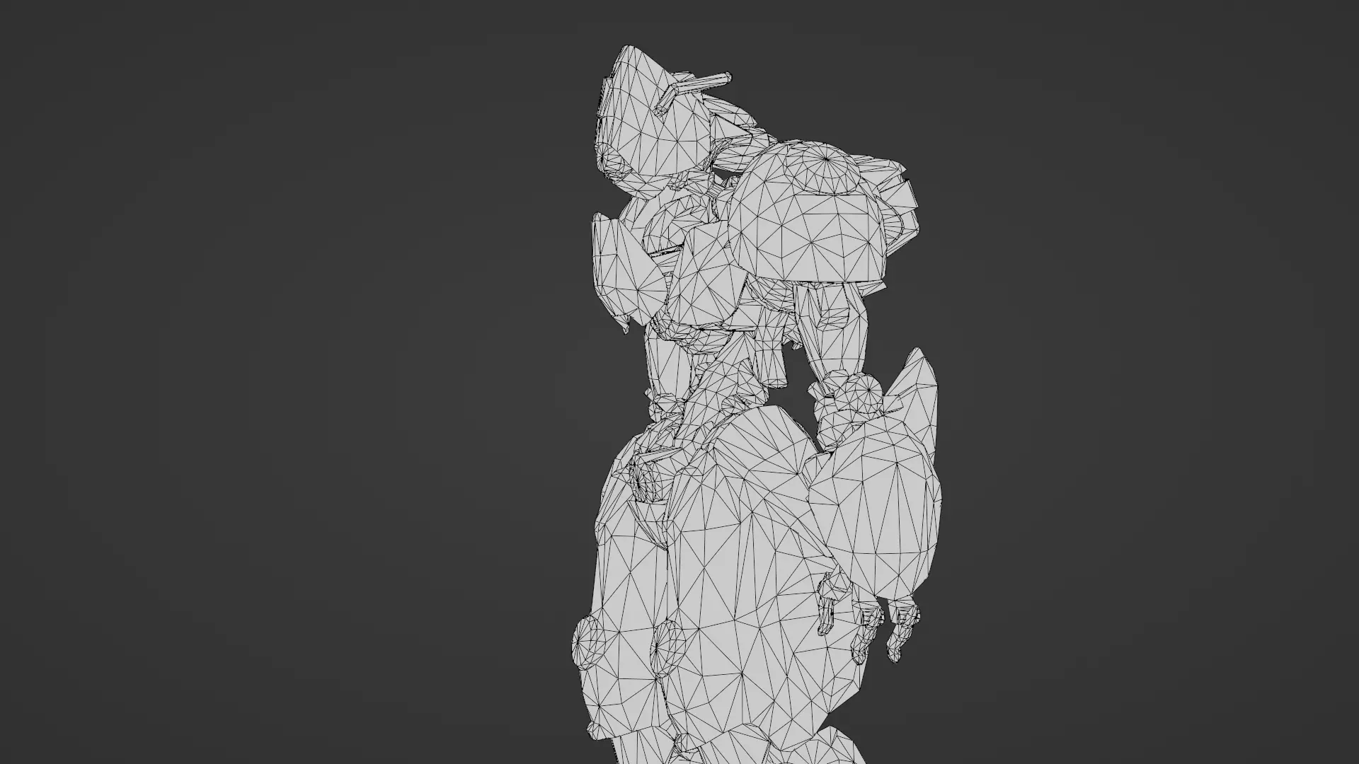 Robotic Soldier Delta  Tactical Recon Droid 3D Model Low-poly 3D model_35