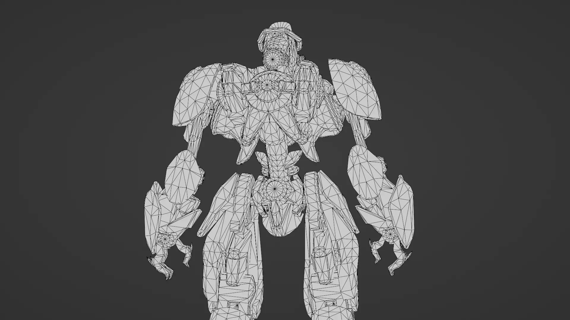 Robotic Soldier Delta  Tactical Recon Droid 3D Model Low-poly 3D model_26