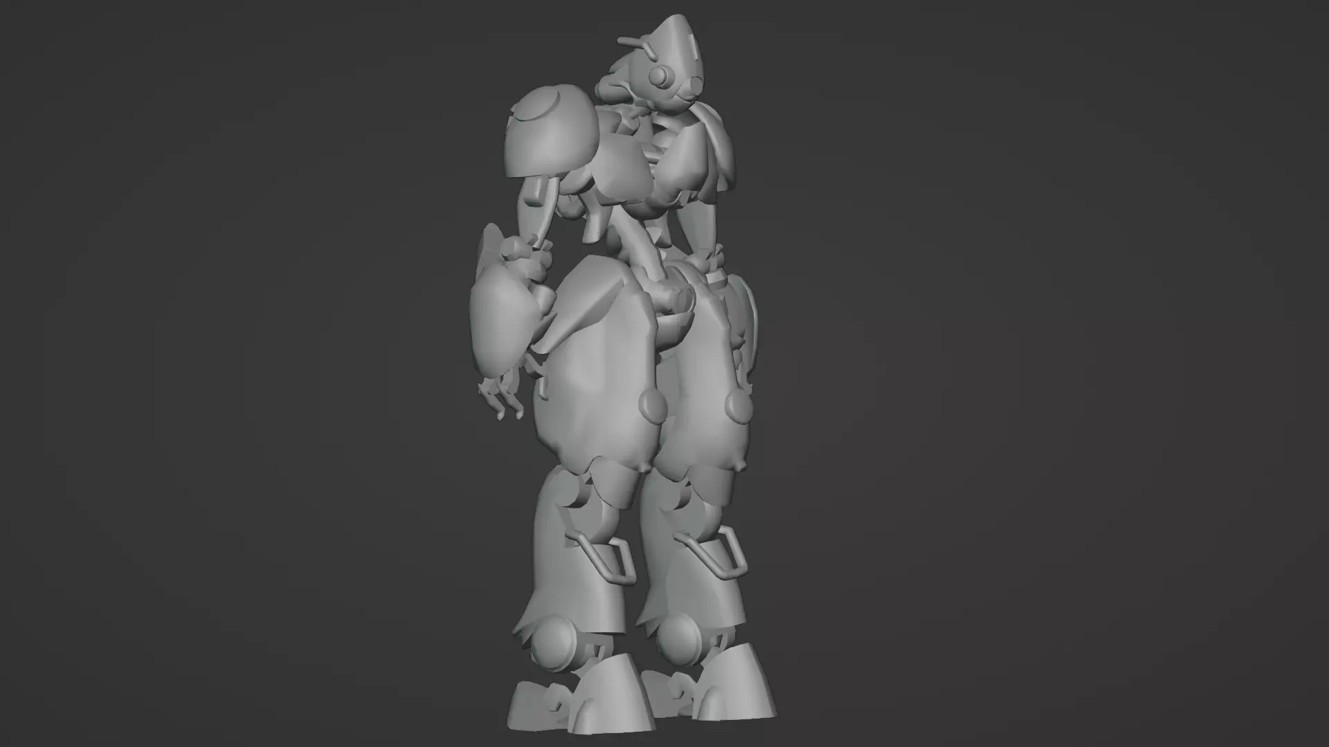 Robotic Soldier Delta  Tactical Recon Droid 3D Model Low-poly 3D model_21