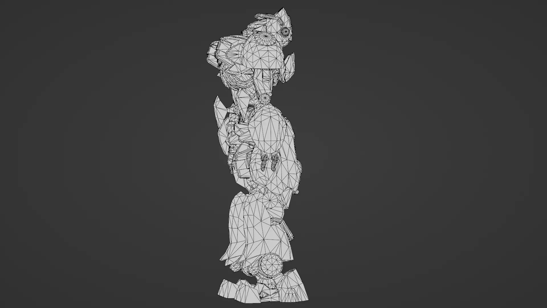 Robotic Soldier Delta  Tactical Recon Droid 3D Model Low-poly 3D model_32