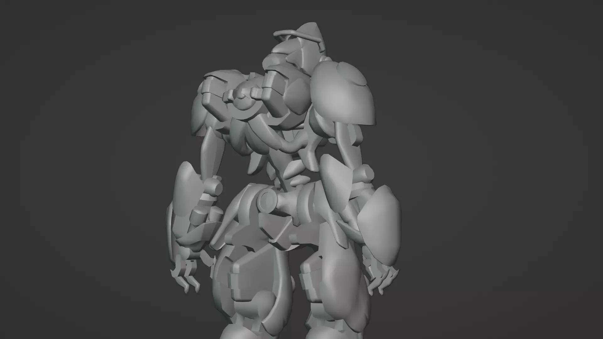 Robotic Soldier Delta  Tactical Recon Droid 3D Model Low-poly 3D model_15