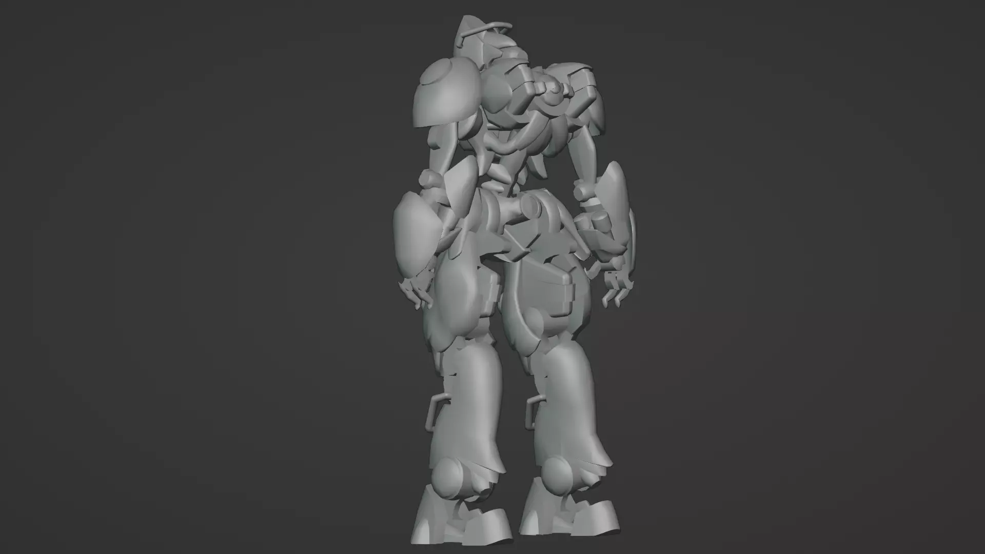 Robotic Soldier Delta  Tactical Recon Droid 3D Model Low-poly 3D model_18