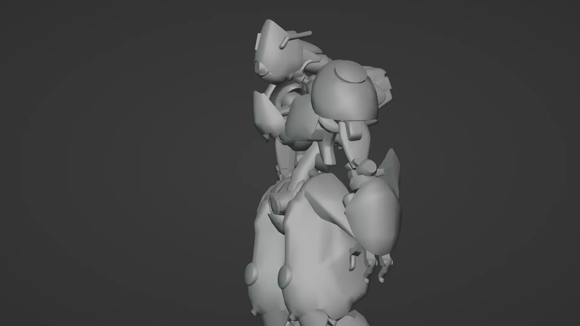 Robotic Soldier Delta  Tactical Recon Droid 3D Model Low-poly 3D model_23