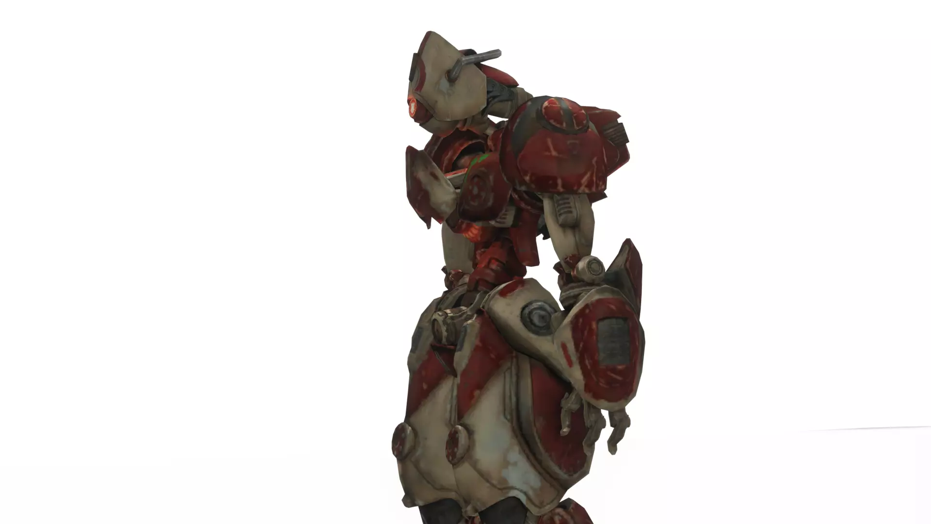 Robotic Soldier Delta  Tactical Recon Droid 3D Model Low-poly 3D model_11