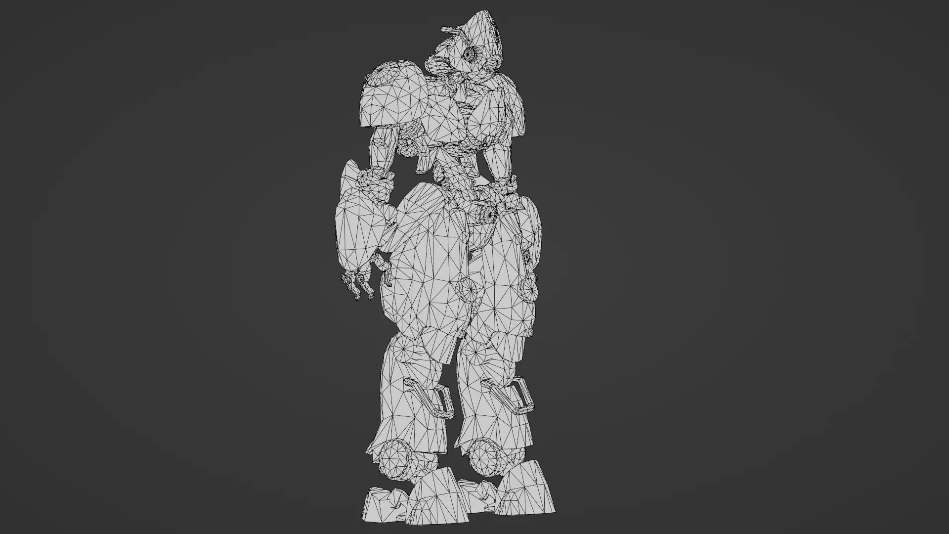 Robotic Soldier Delta  Tactical Recon Droid 3D Model Low-poly 3D model_33