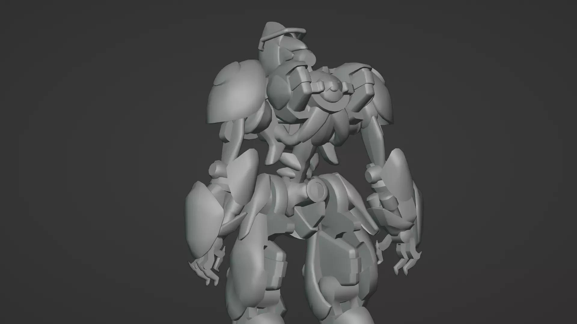 Robotic Soldier Delta  Tactical Recon Droid 3D Model Low-poly 3D model_13