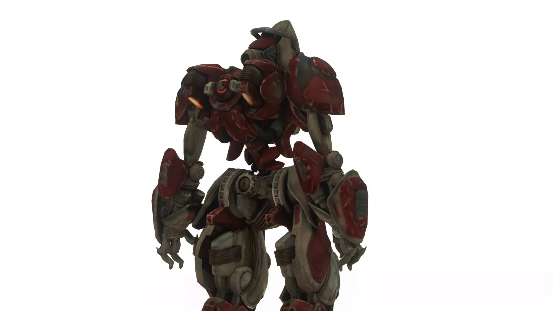 Robotic Soldier Delta  Tactical Recon Droid 3D Model Low-poly 3D model_4