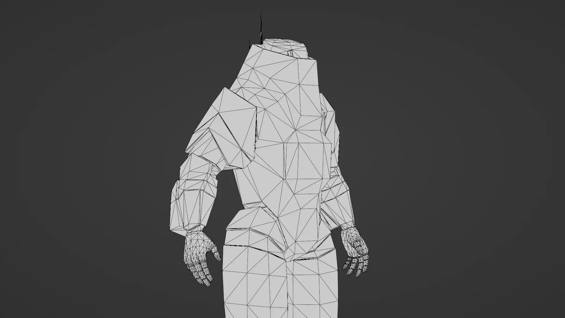 Robotic Soldier Gamma Heavy Combat Mech 3D Model Low-poly 3D model_24