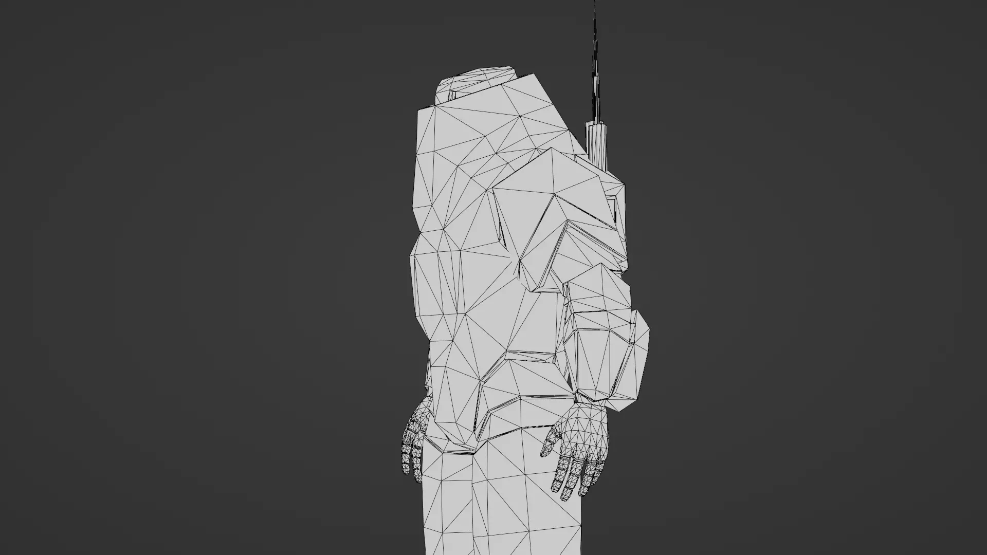 Robotic Soldier Gamma Heavy Combat Mech 3D Model Low-poly 3D model_35