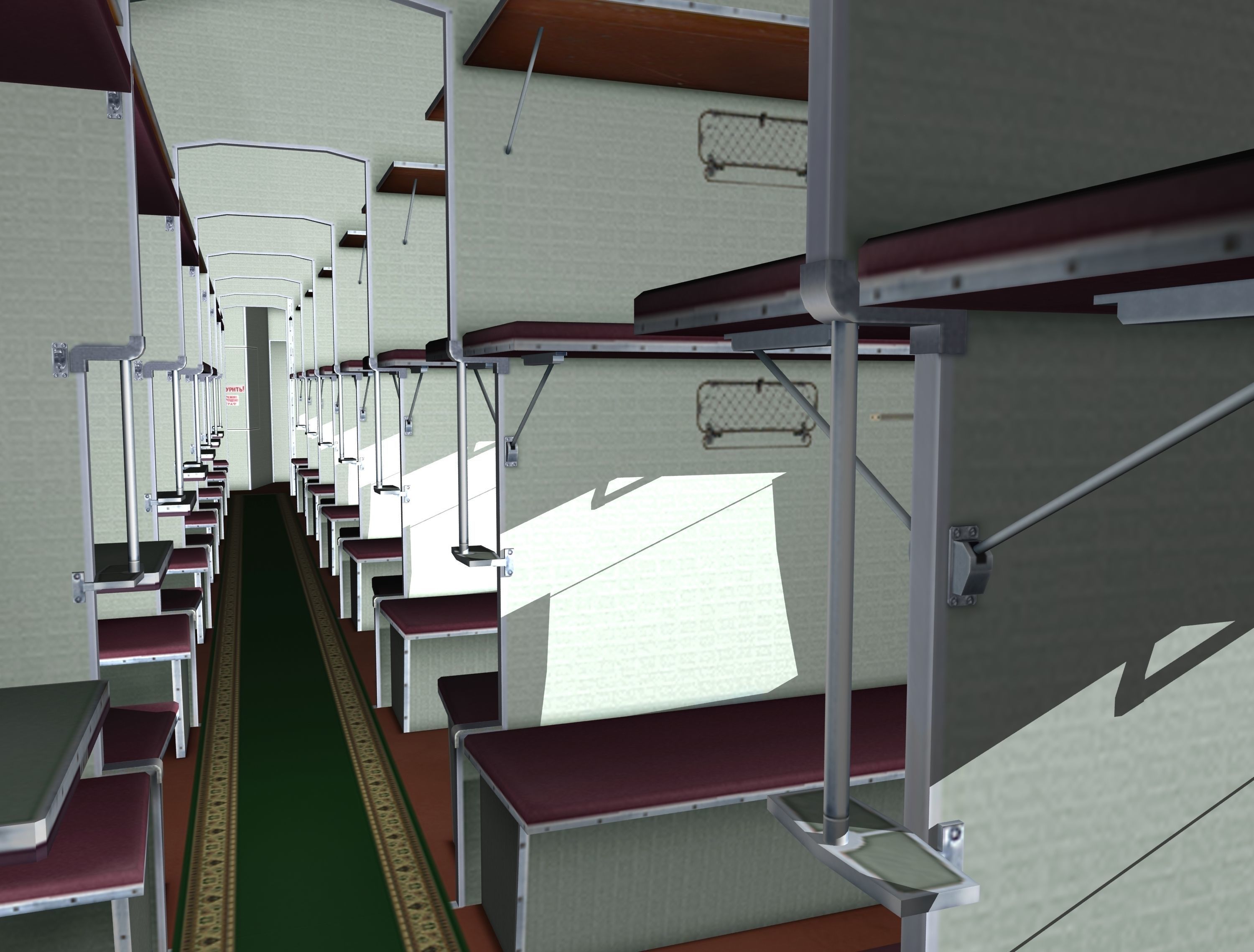 railcar CMV LVZ Low-poly 3D model_16