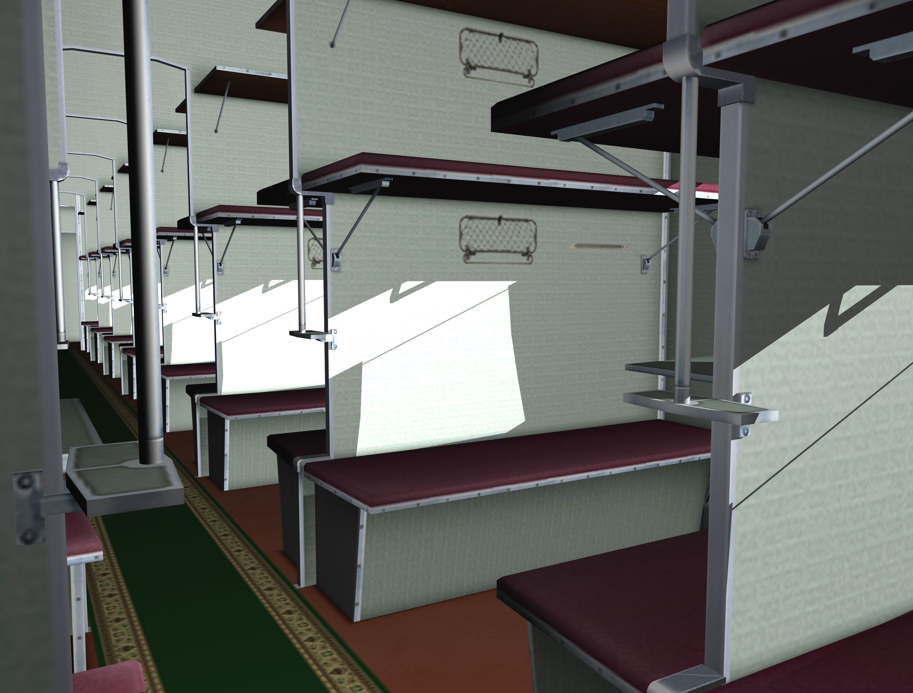 railcar CMV LVZ Low-poly 3D model_12