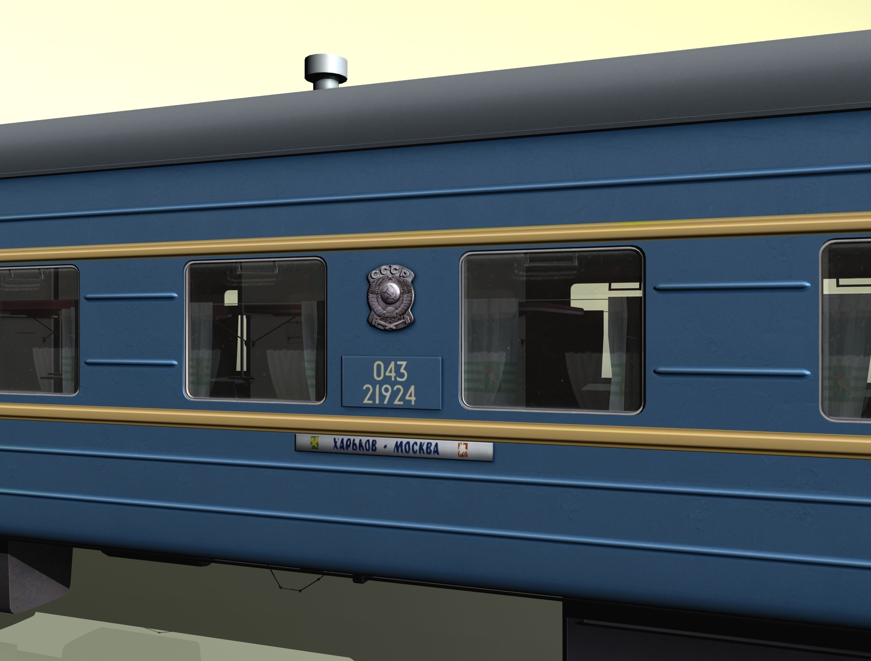 railcar CMV LVZ Low-poly 3D model_23