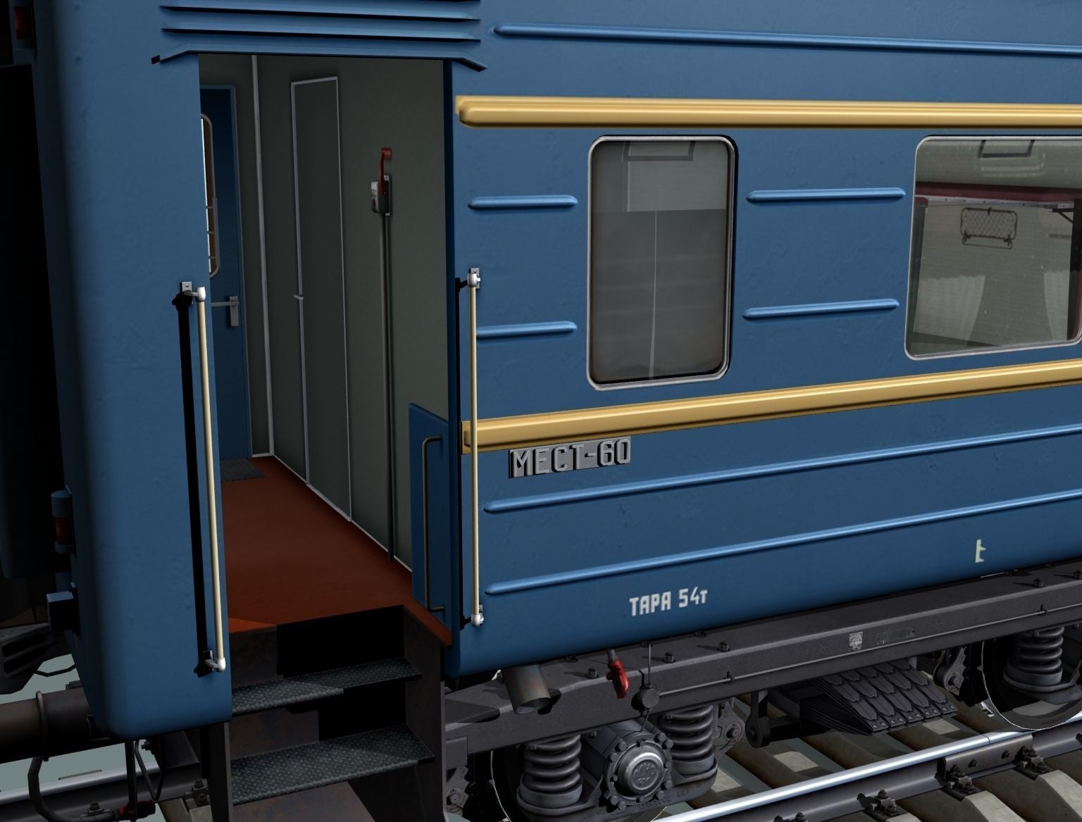 railcar CMV LVZ Low-poly 3D model_26