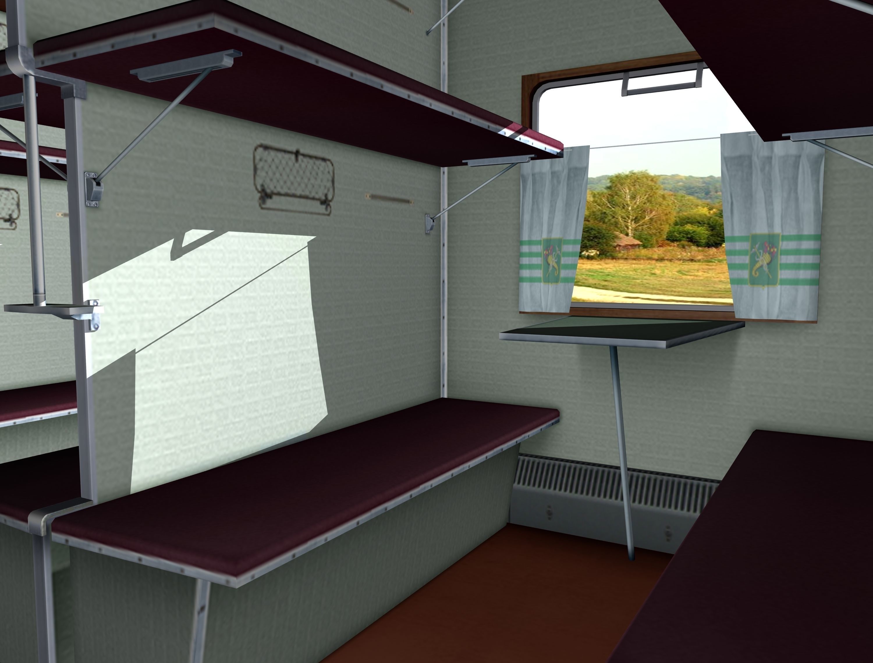 railcar CMV LVZ Low-poly 3D model_17