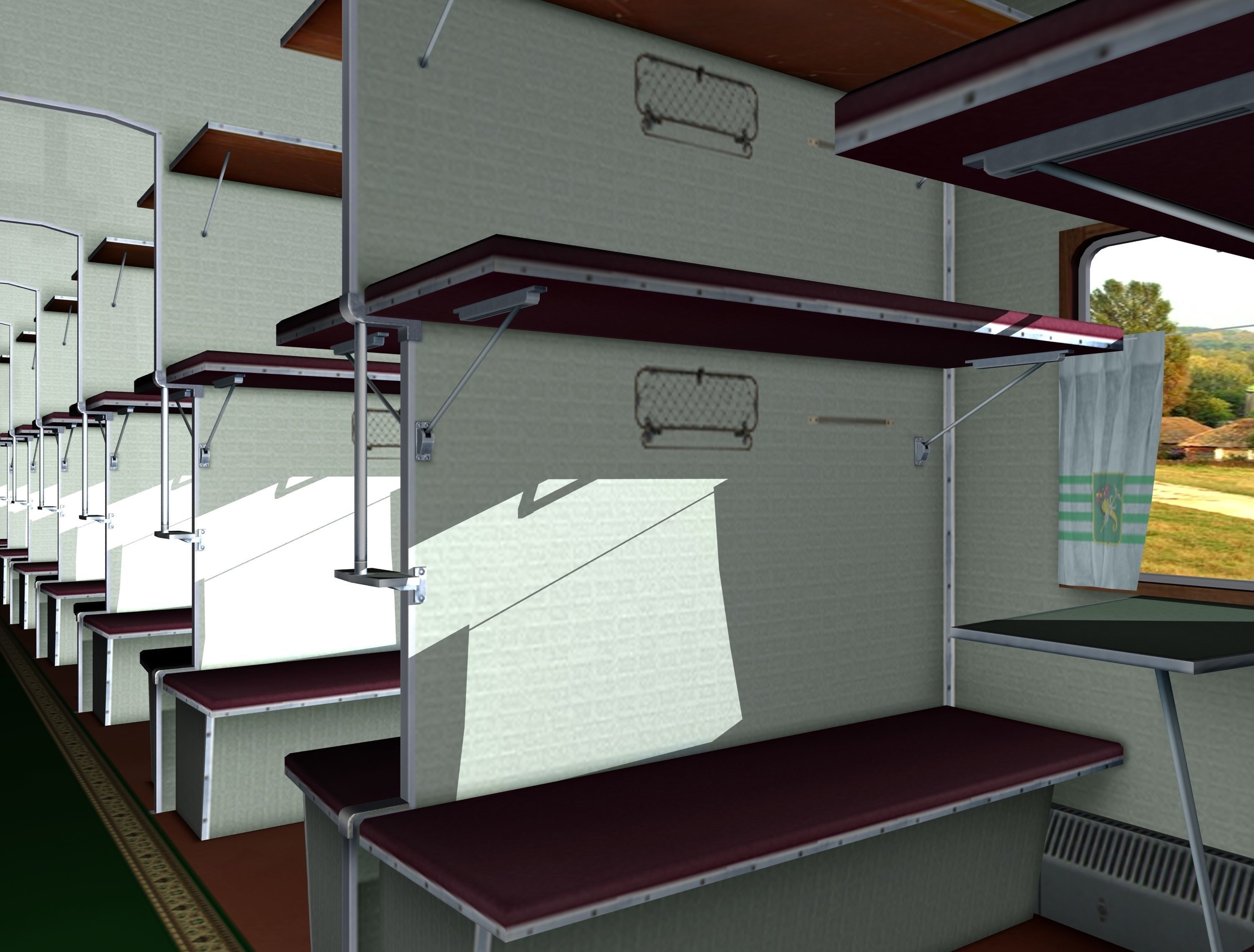 railcar CMV LVZ Low-poly 3D model_13