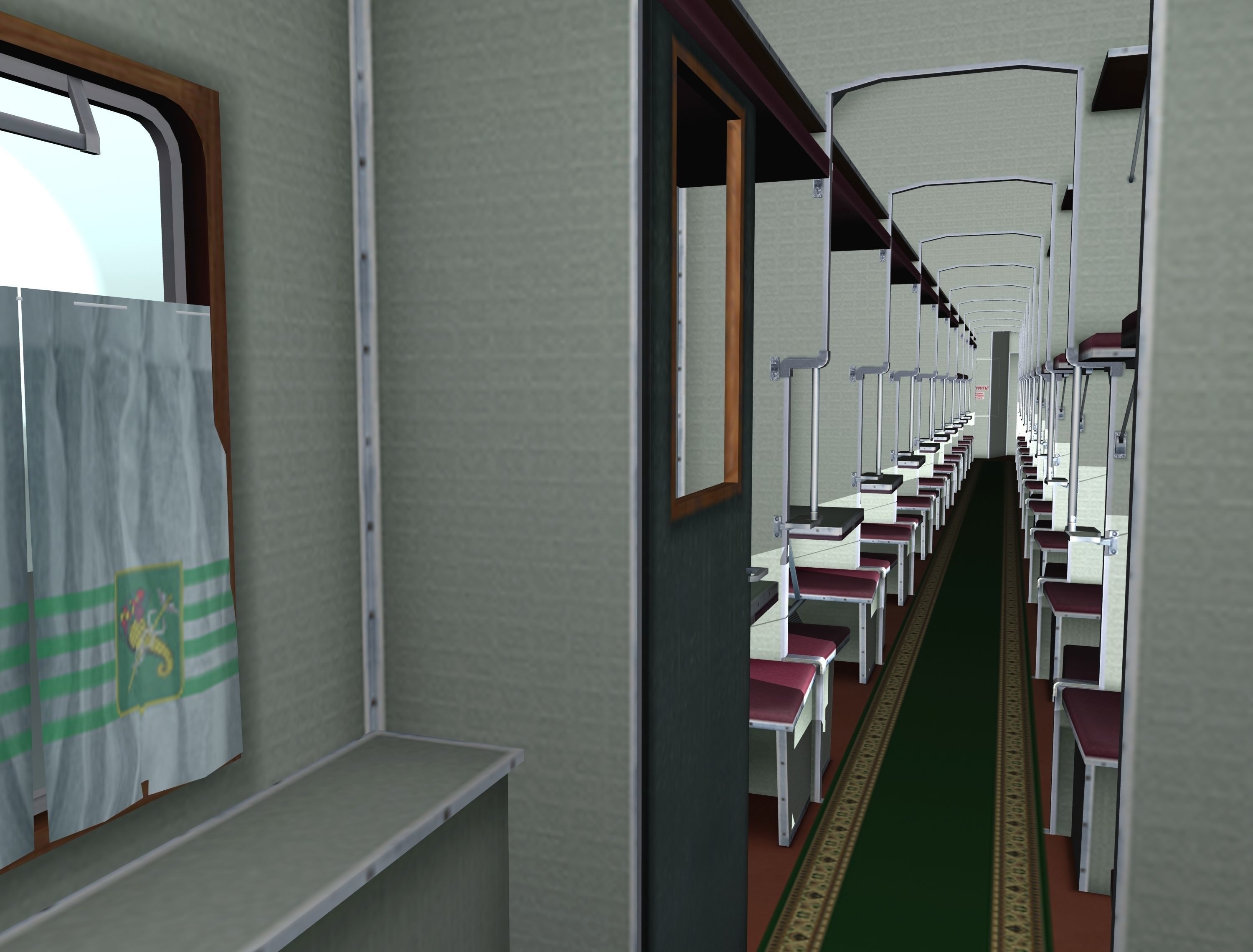 railcar CMV LVZ Low-poly 3D model_14