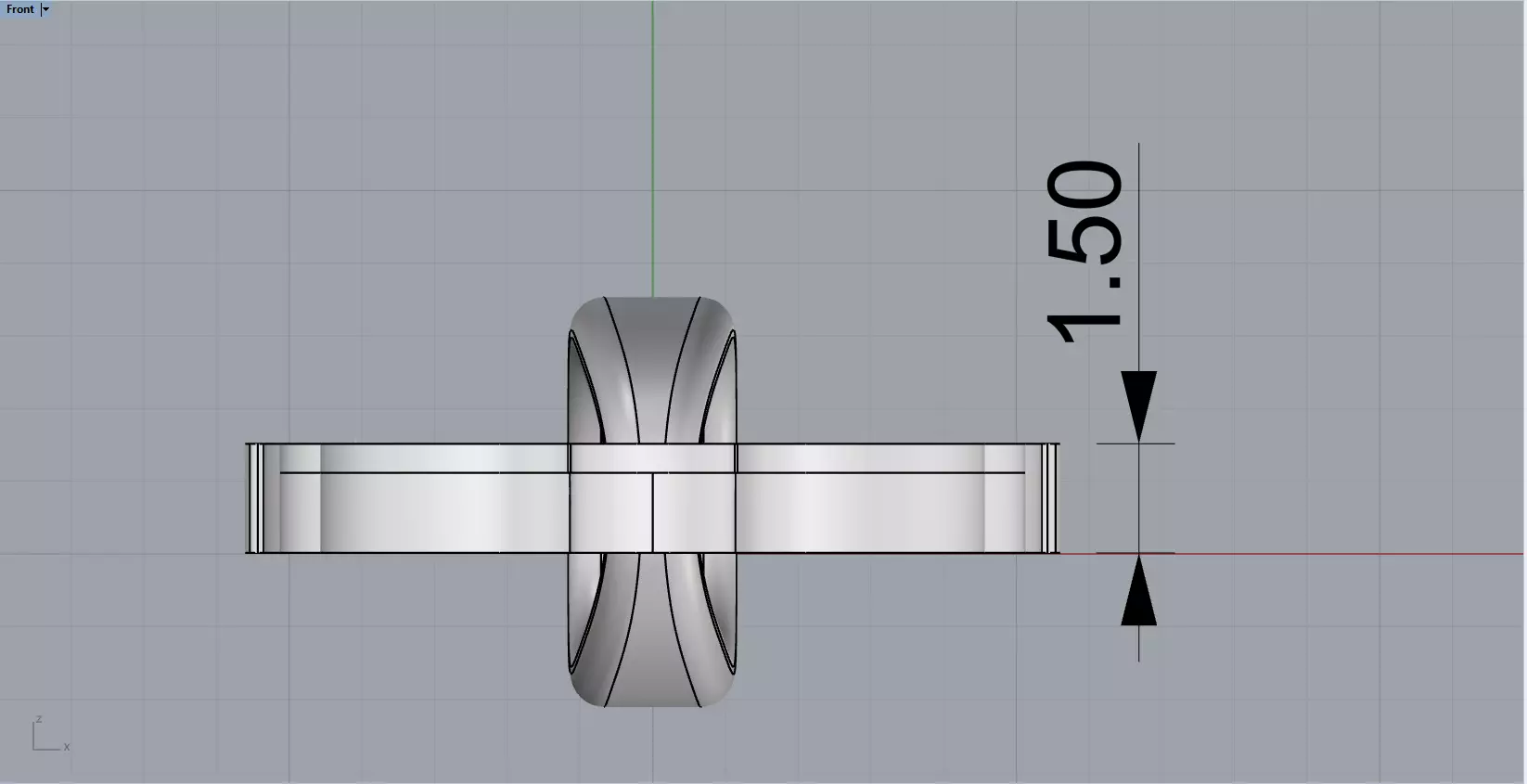 labubu pendant with texture model 1404 3D print model_5