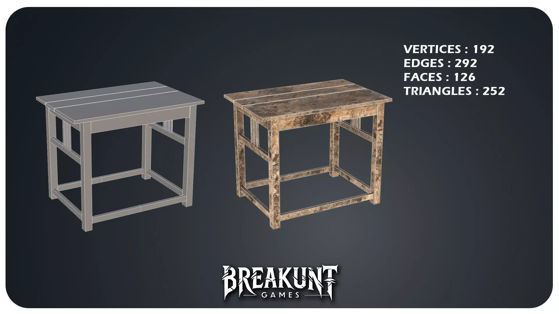 Horror Circus Furnitures - 3d Models pack - 16 assets Low-poly 3D model_17
