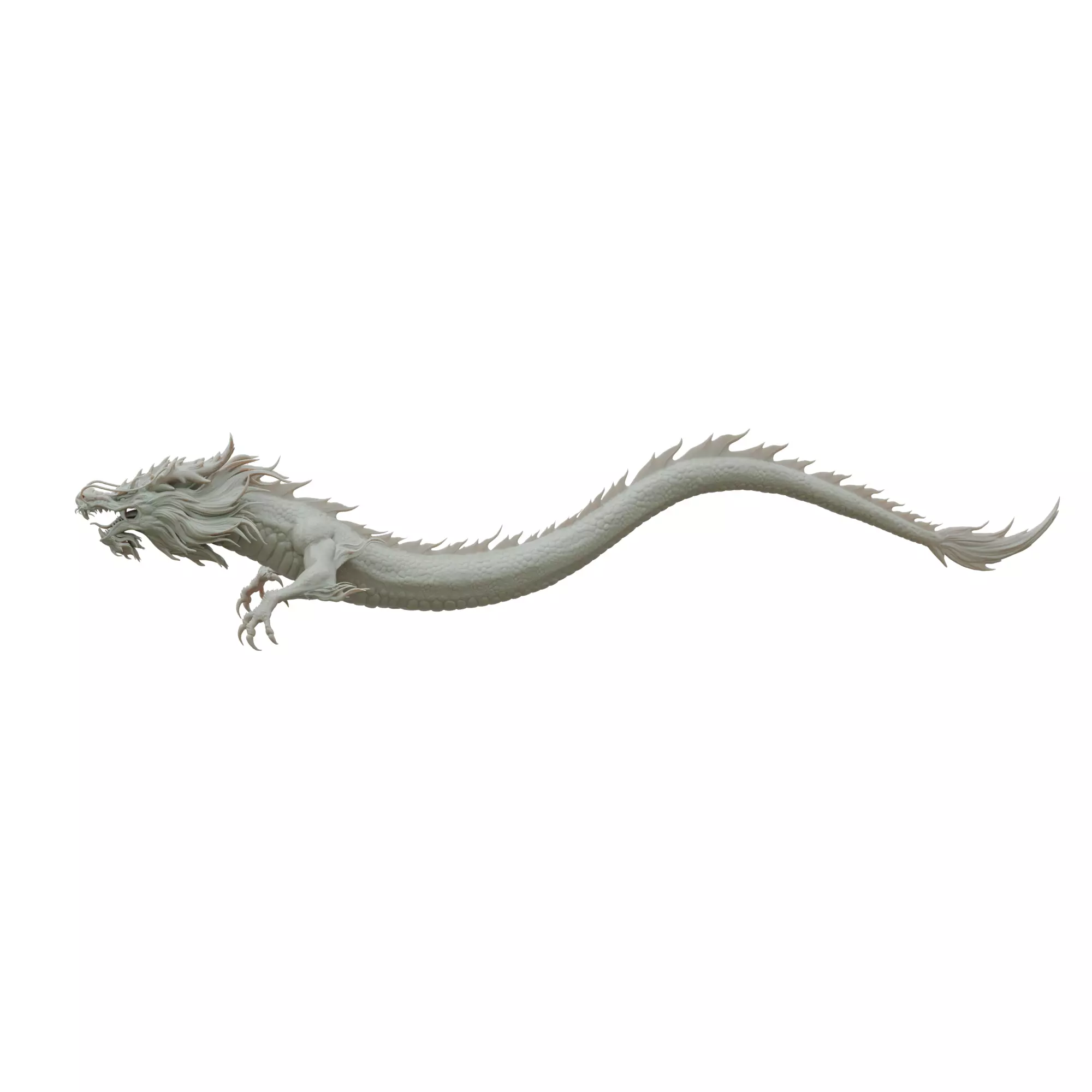 Chinese Dragon 3D Print STL Model 3D print model_1
