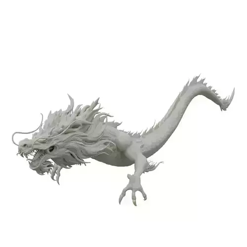 Chinese Dragon 3D Print STL Model