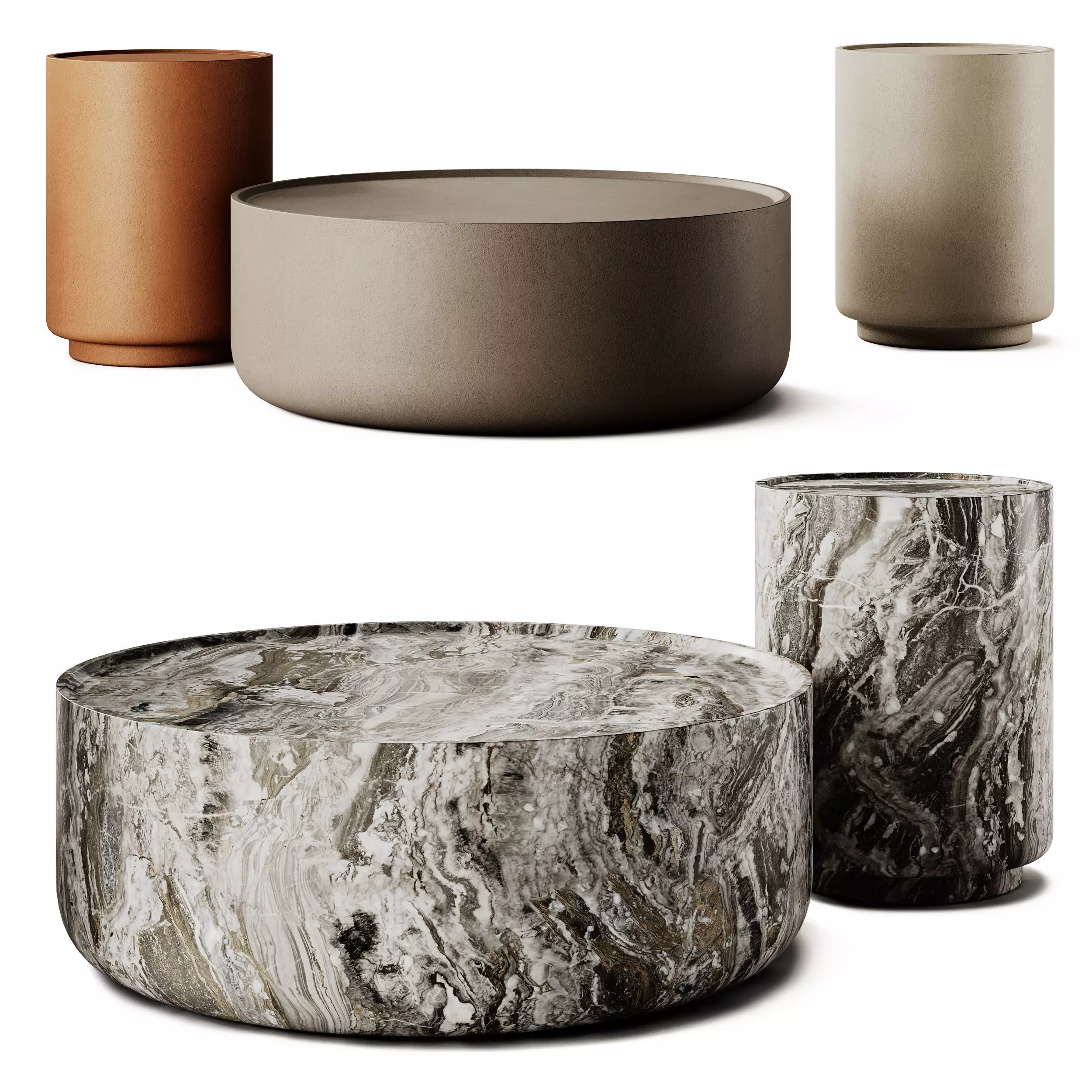 Sklum Darwys Coffee Tables 3D model