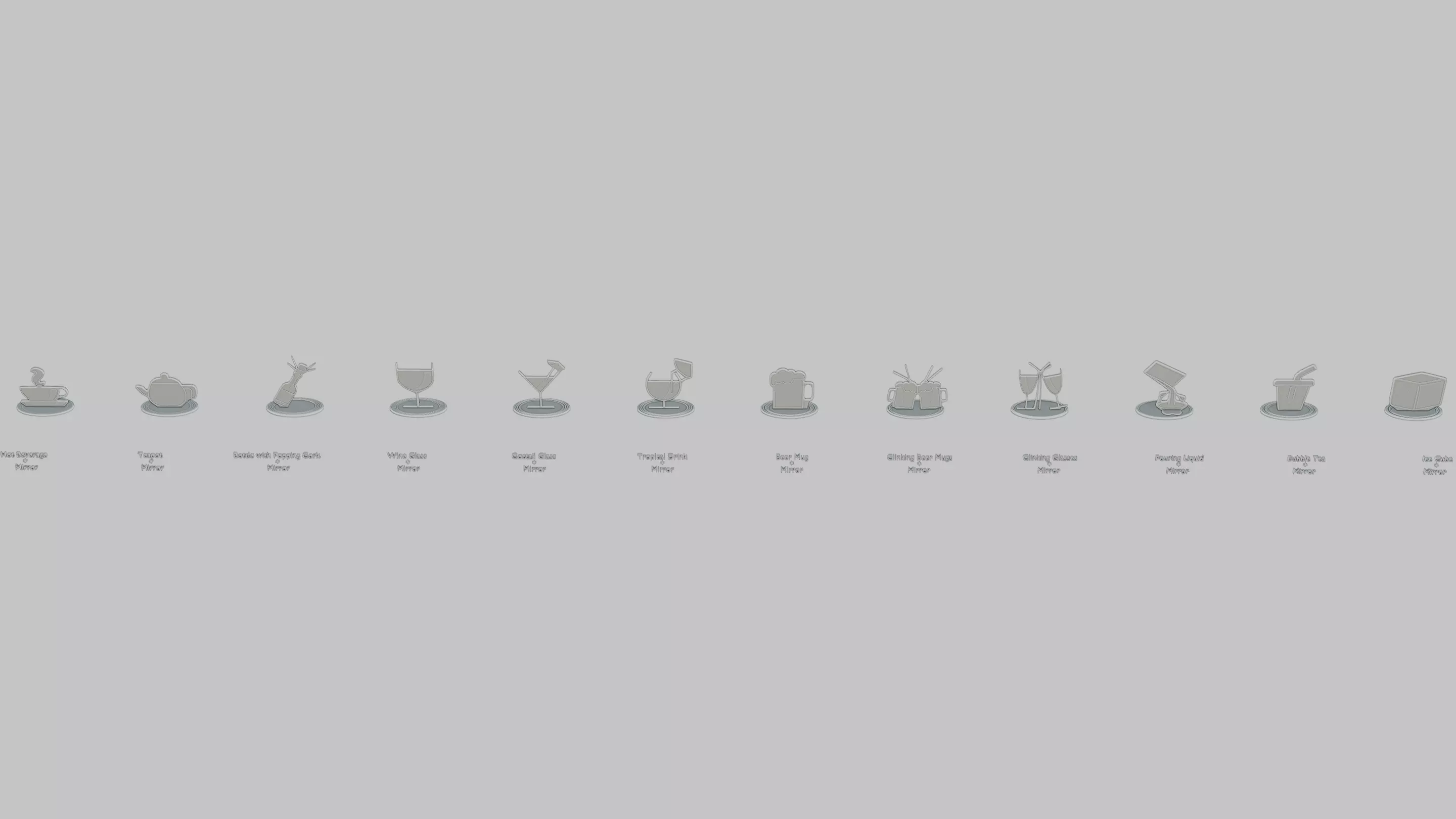 Emoji Statues Food and Drinks Megapack 3D print model_97