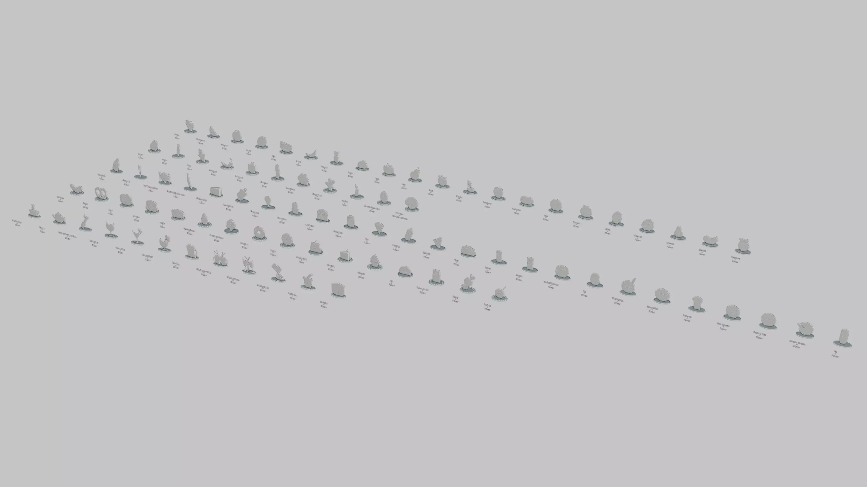 Emoji Statues Food and Drinks Megapack 3D print model_0