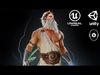 Zeuss Low-poly 3D model_1