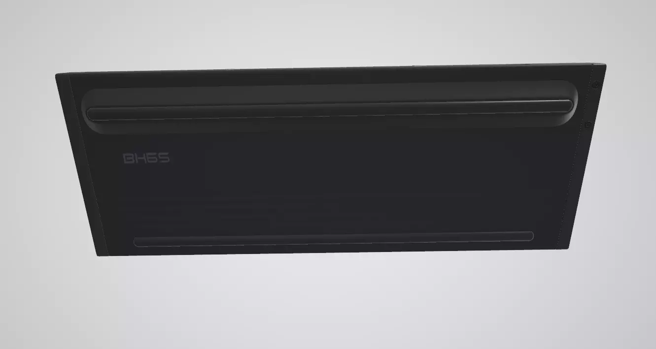 Aluminum mechanical keyboard Low-poly 3D model_4