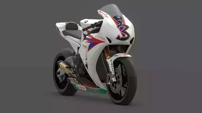 Honda CBR1000RR  Iconic Superbike 3D Model