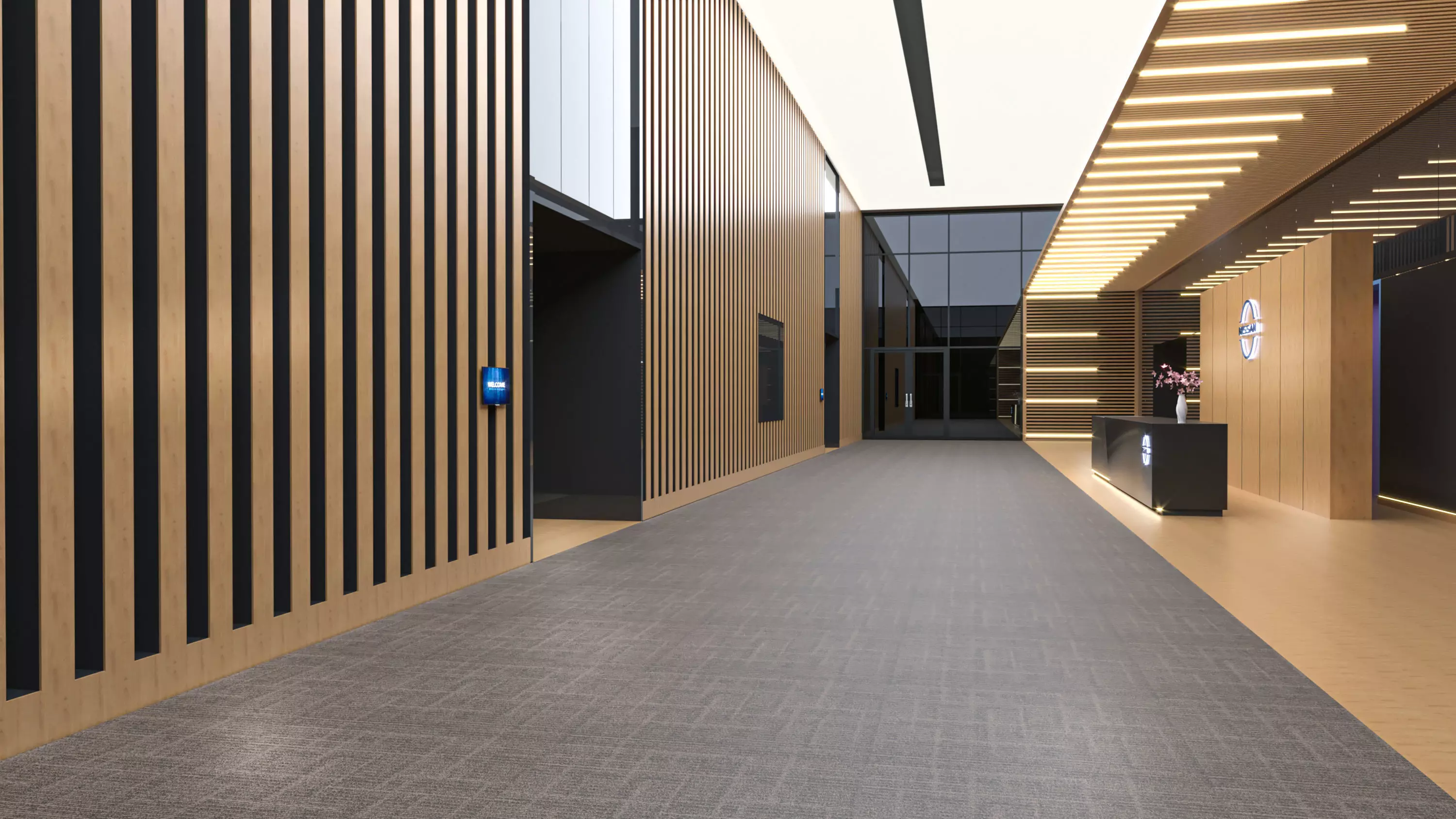 Caesars Hotel Dubai 3d Model - PREFUNCTION AREA ONLY Low-poly 3D model_0