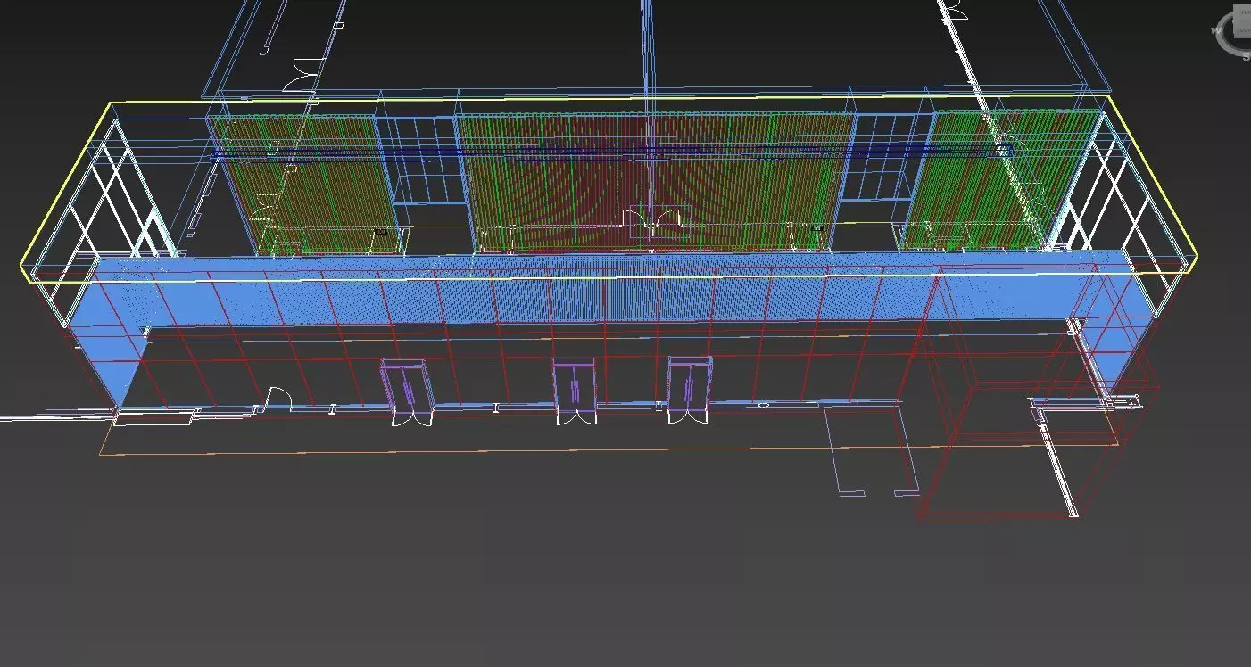 Caesars Hotel Dubai 3d Model - PREFUNCTION AREA ONLY Low-poly 3D model_5