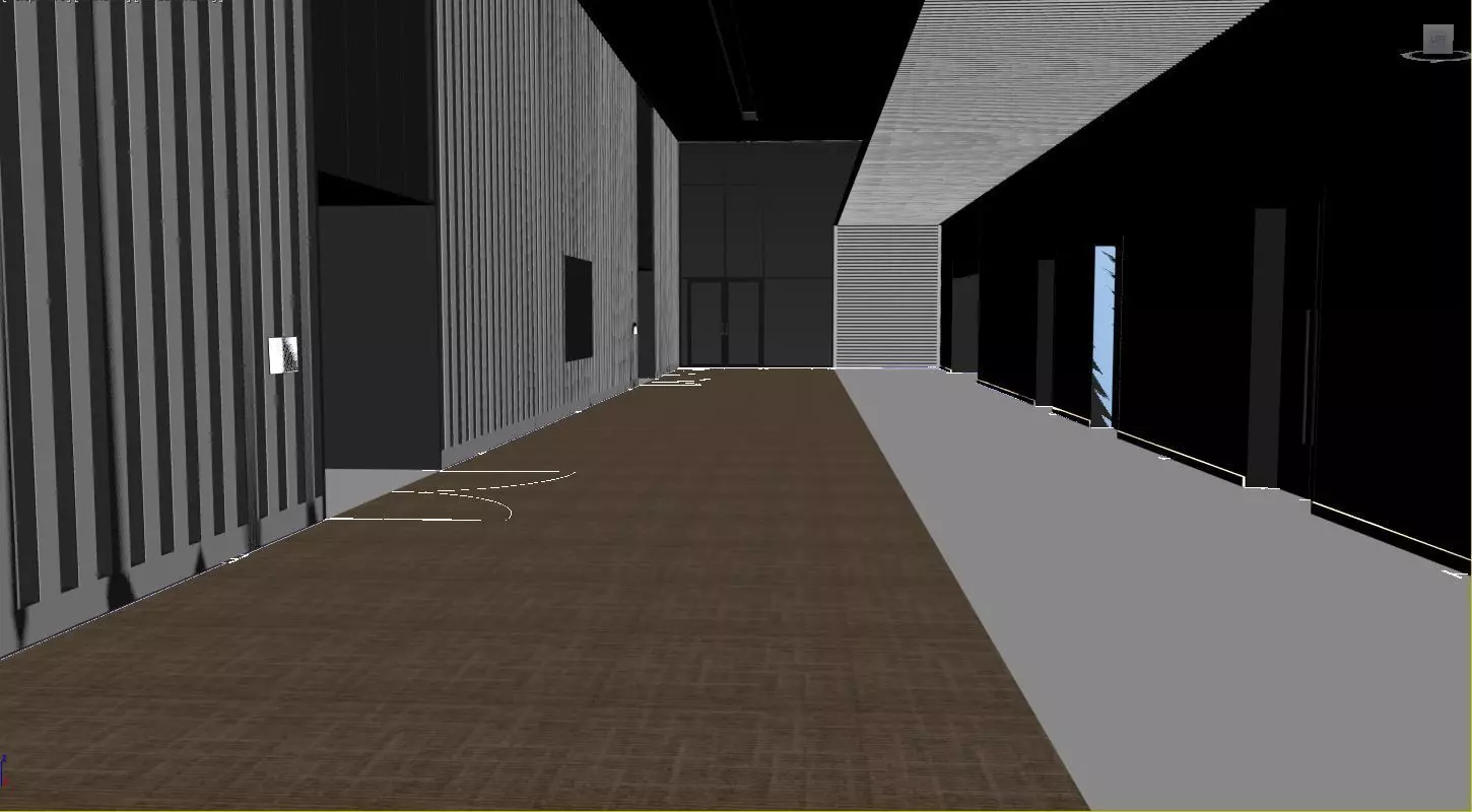 Caesars Hotel Dubai 3d Model - PREFUNCTION AREA ONLY Low-poly 3D model_6