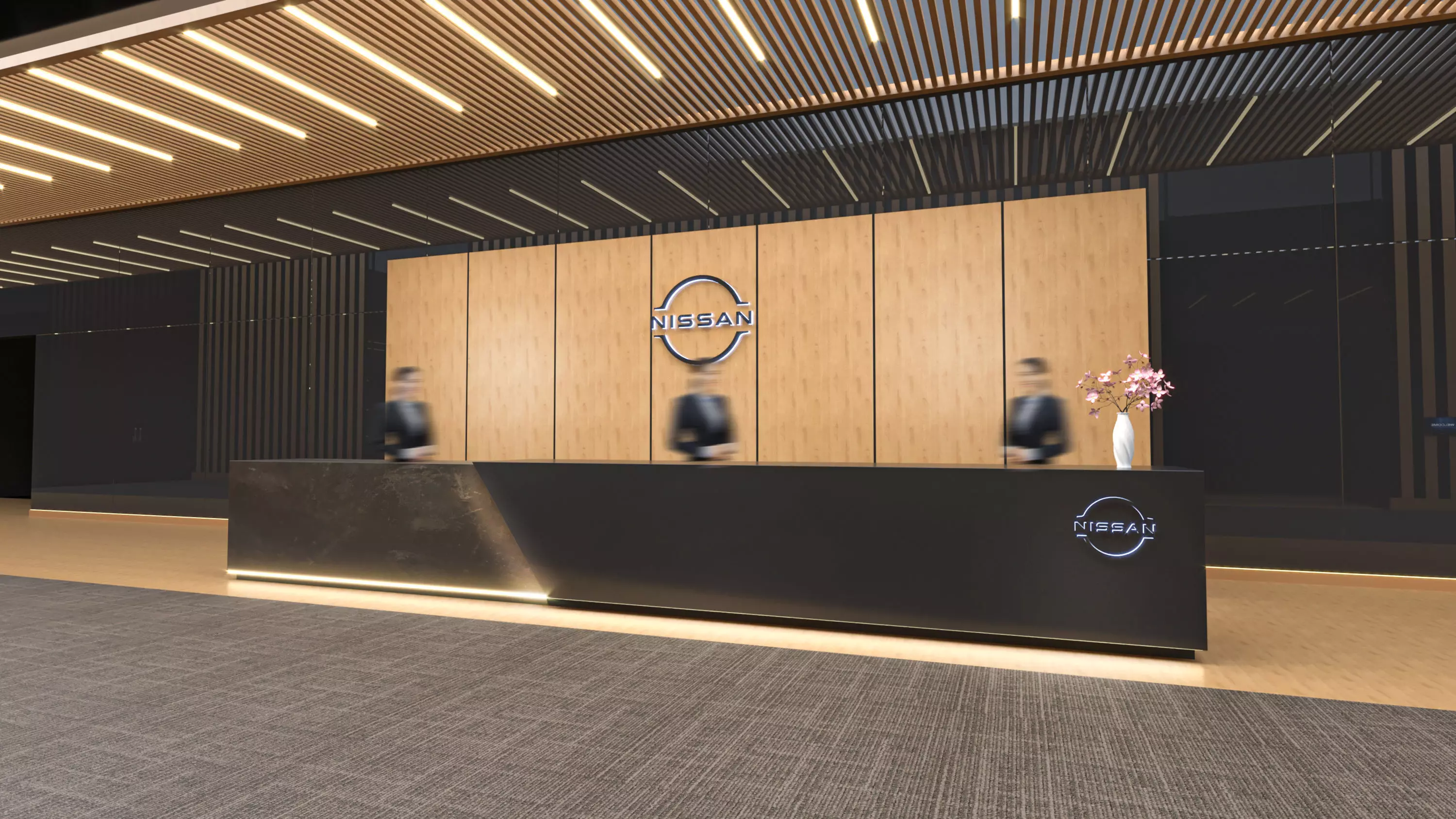 Caesars Hotel Dubai 3d Model - PREFUNCTION AREA ONLY Low-poly 3D model_10