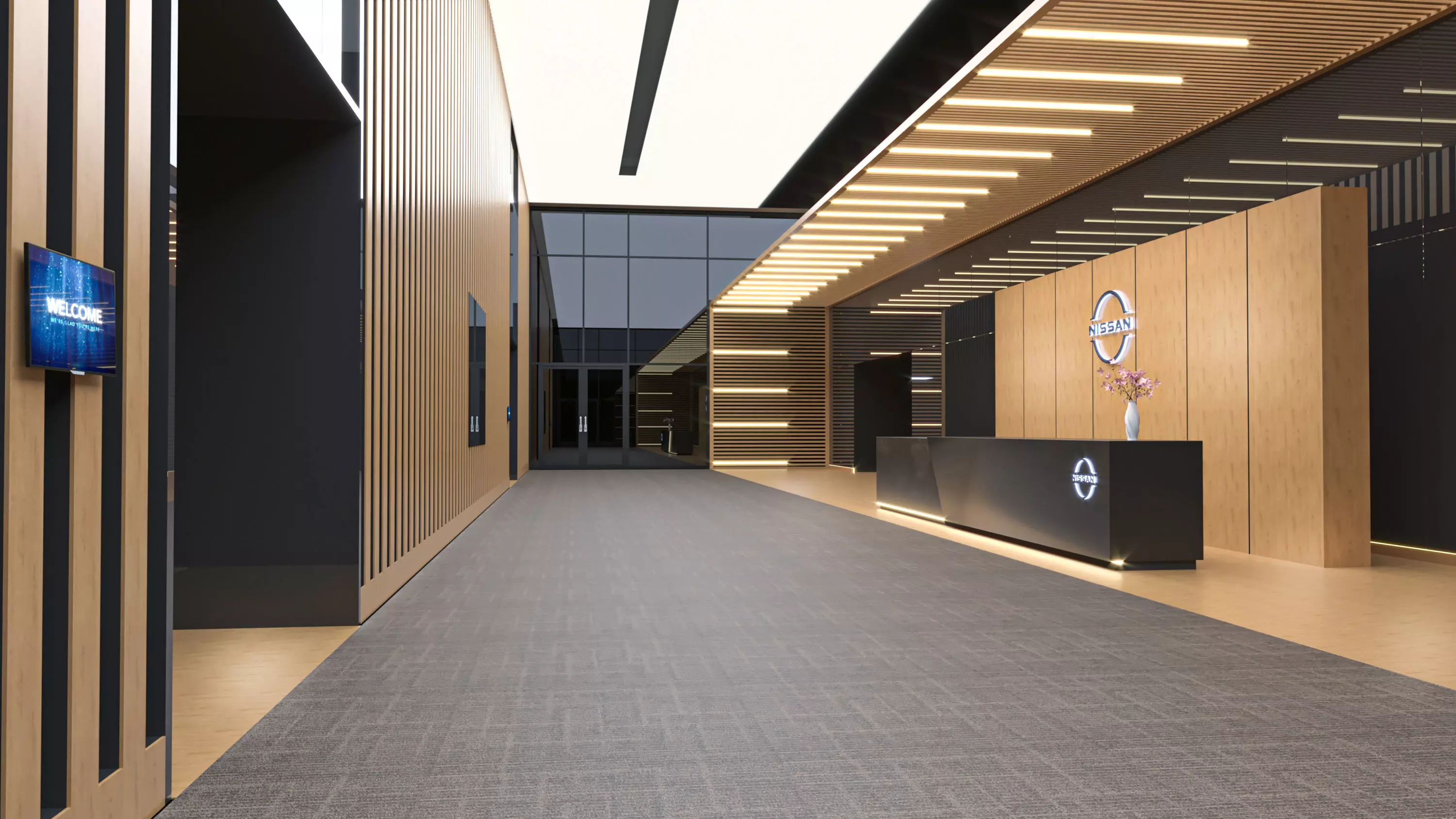 Caesars Hotel Dubai 3d Model - PREFUNCTION AREA ONLY Low-poly 3D model_1