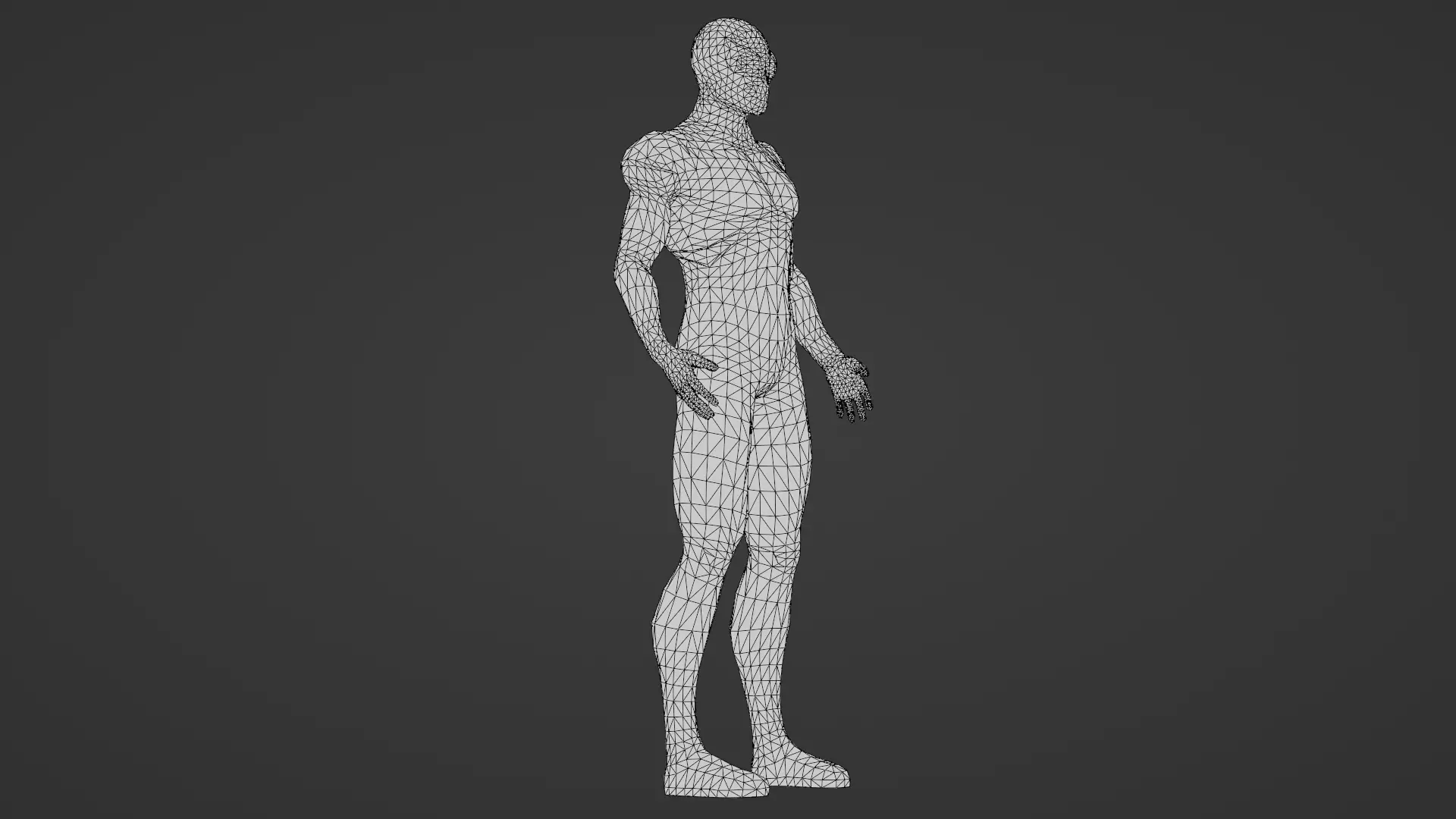 Iron spiderman Low-poly 3D model_33