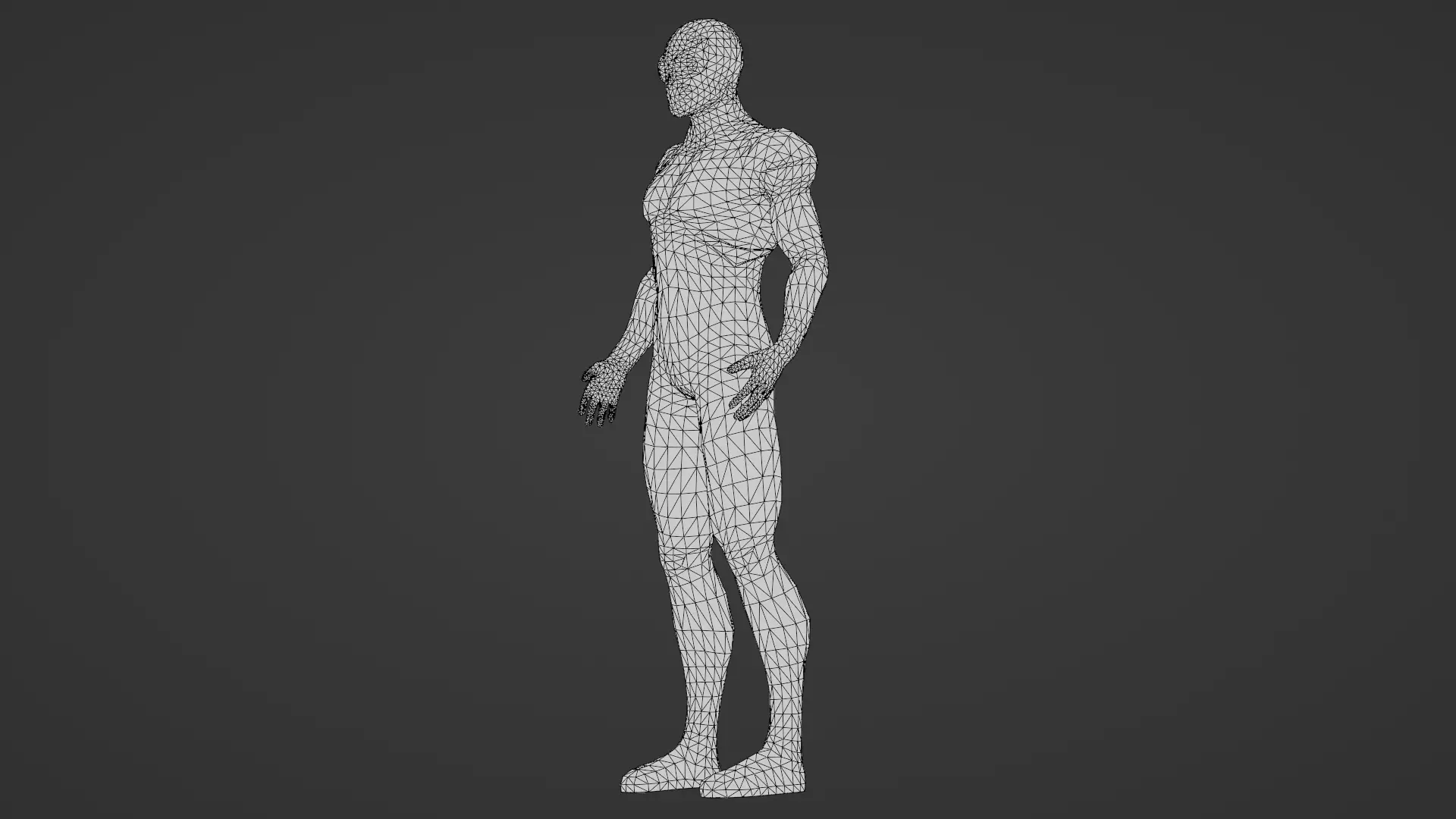 Iron spiderman Low-poly 3D model_29