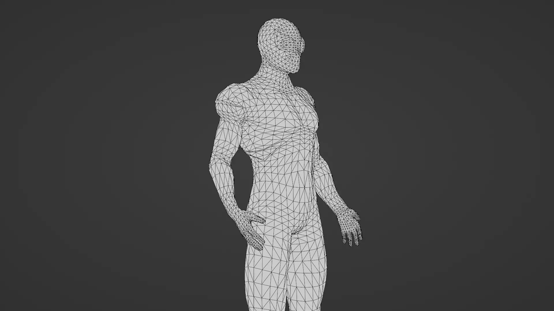 Iron spiderman Low-poly 3D model_24