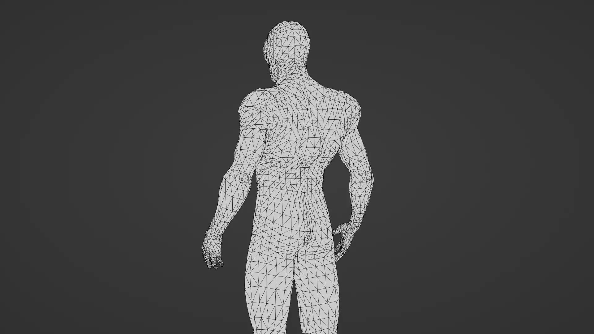 Iron spiderman Low-poly 3D model_25