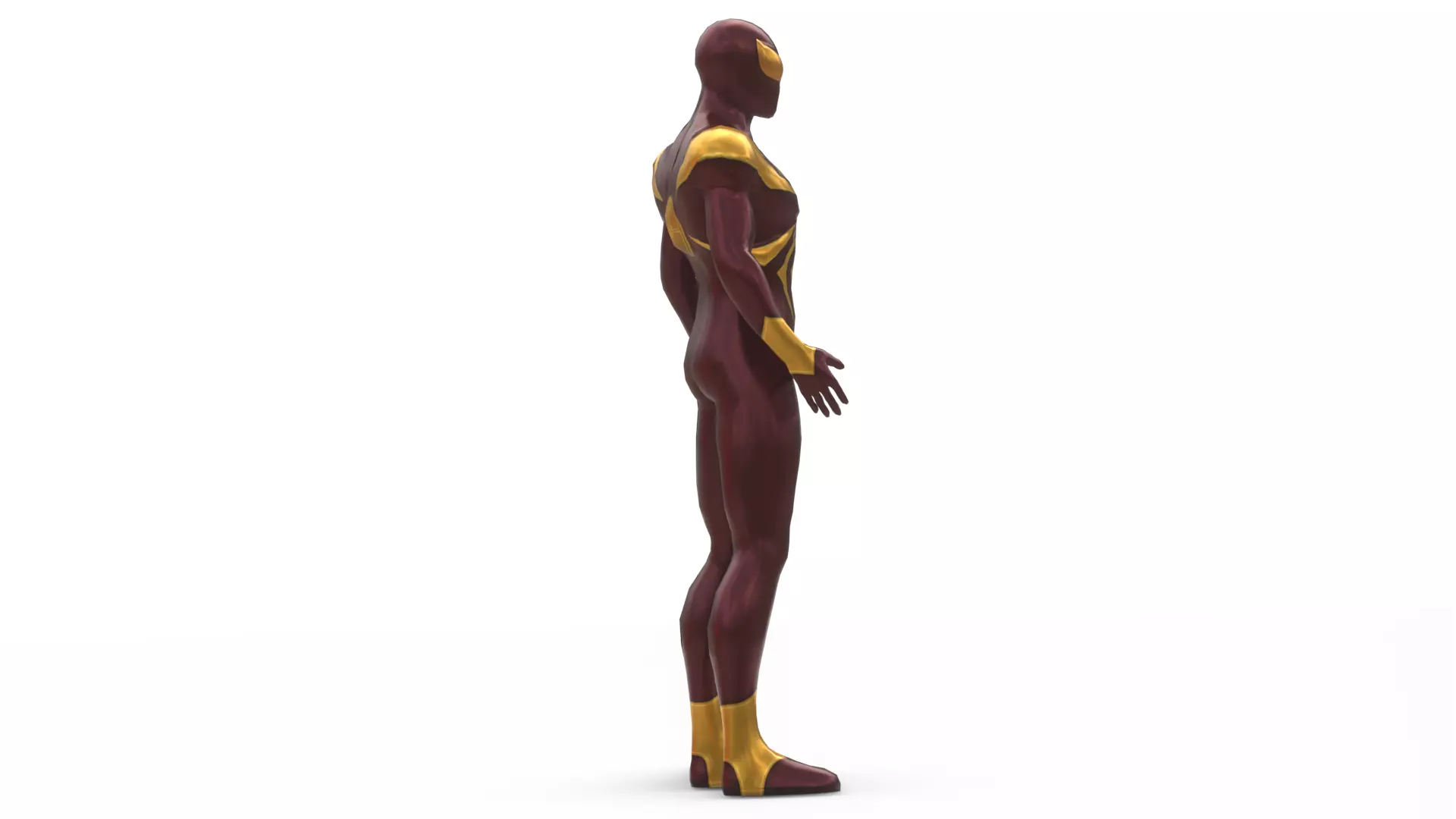 Iron spiderman Low-poly 3D model_9