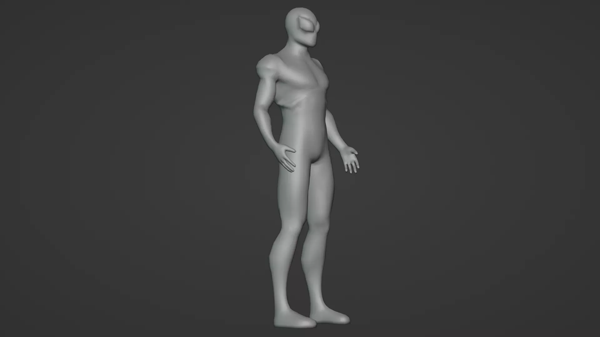 Iron spiderman Low-poly 3D model_21